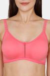 Rosaline Everyday Double Layered Non Wired 3/4th Coverage T-Shirt Bra - Pink Lemonade — thumbnail 4