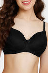 Rosaline Padded Non Wired 3/4th Coverage T-Shirt Bra - Anthracite — thumbnail 4