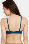Rosaline Padded Wired 3/4th Coverage T-Shirt Bra - Poseidon — thumbnail 2