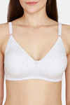 Rosaline Everyday Double Layered Non Wired 3/4th Coverage T-Shirt Bra - Ecru Melange — thumbnail 4