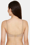 Rosaline Padded Non Wired 3/4th Coverage T-Shirt Bra - Nude — thumbnail 3