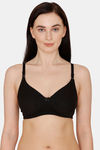 Rosaline Everyday Double Layered Non Wired Medium Coverage T-Shirt Bra - Black — thumbnail 1