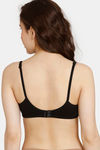 Rosaline Everyday Double Layered Non Wired Medium Coverage T-Shirt Bra - Black — thumbnail 2