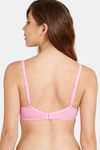 Rosaline Everyday Double Layered Non-Wired 3/4th Coverage T-Shirt Bra - Lilac Chiffon — thumbnail 2