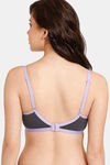 Rosaline Everyday Double Layered Non Wired 3/4th Coverage T-Shirt Bra - Forged Iron — thumbnail 2