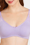 Rosaline Everyday Double Layered Non-Wired 3/4th Coverage T-Shirt Bra - Violet Tulip — thumbnail 4