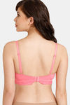 Rosaline Padded Non-Wired Medium Coverage T-Shirt Bra - Pink Lemonade — thumbnail 2