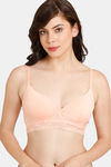 Rosaline Padded Non-Wired Medium Coverage T-Shirt Bra - Salmon — thumbnail 1