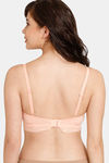 Rosaline Padded Non-Wired Medium Coverage T-Shirt Bra - Salmon — thumbnail 2