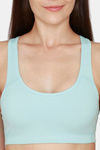 Rosaline Everyday Double Layered Non Wired Medium Coverage T-Shirt Bra - Aqua — thumbnail 4