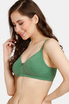 Rosaline Everyday Double Layered Non Wired 3/4th Coverage T-Shirt Bra - Fairway — thumbnail 3