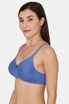 Rosaline Everyday Double Layered Non Wired 3/4th Coverage T-Shirt Bra - Amparo Blue — thumbnail 2