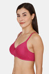Rosaline Everyday Double Layered Non Wired 3/4th Coverage T-Shirt Bra - Fuchsia Red — thumbnail 2