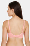 Rosaline Everyday Double Layered Non Wired 3/4th Coverage T-Shirt Bra - Quartz Pink — thumbnail 3