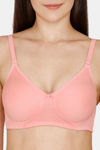 Rosaline Everyday Double Layered Non Wired 3/4th Coverage T-Shirt Bra - Quartz Pink — thumbnail 4