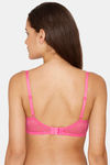 Rosaline Padded Non Wired Medium Coverage T-Shirt Bra - Raspberry Rose — thumbnail 3