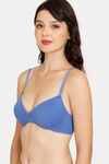 Rosaline Padded Non-Wired Medium Coverage T-Shirt Bra - Amparo Blue — thumbnail 3