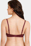Rosaline Padded Non-Wired Medium Coverage T-Shirt Bra - Fig — thumbnail 2