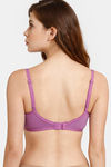 Rosaline Everyday Double Layered Non Wired 3/4th Coverage T-Shirt Bra - Bellflower — thumbnail 2