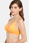 Rosaline Everyday Double Layered Non Wired 3/4th Coverage T-Shirt Bra - Bird Of Paradise — thumbnail 3