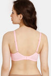 Rosaline Everyday Double Layered Non Wired 3/4th Coverage Lace Bra - Orchid Pink — thumbnail 2
