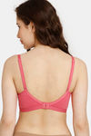 Rosaline Everyday Double Layered Non Wired 3/4th Coverage T-Shirt Bra - Rouge Red — thumbnail 2