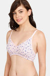 Rosaline Everyday Double Layered Non Wired 3/4th Coverage T-Shirt Bra - Orchid Pink — thumbnail 3