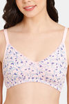 Rosaline Everyday Double Layered Non Wired 3/4th Coverage T-Shirt Bra - Orchid Pink — thumbnail 4