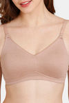 Rosaline Everyday Double Layered Non Wired 3/4th Coverage T-Shirt Bra - Roebuck — thumbnail 4