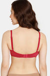 Rosaline Padded Non Wired 3/4th Coverage T-Shirt Bra - Slate Rose — thumbnail 2