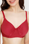 Rosaline Padded Non Wired 3/4th Coverage T-Shirt Bra - Slate Rose — thumbnail 4