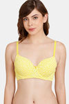 Rosaline Padded Wired 3/4th Coverage T-Shirt Bra - Habanero Gold — thumbnail 1
