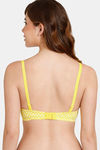 Rosaline Padded Wired 3/4th Coverage T-Shirt Bra - Habanero Gold — thumbnail 2