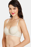 Rosaline Padded Wired Medium Coverage T-Shirt Bra - Dawn Blue — thumbnail 3