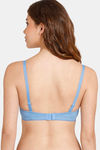 Rosaline Padded Wired 3/4th Coverage T-Shirt Bra - Marina — thumbnail 2