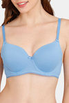 Rosaline Padded Wired 3/4th Coverage T-Shirt Bra - Marina — thumbnail 4