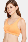 Rosaline Everyday Double Layered Non Wired 3/4th Coverage Bralette - Bird Of Paradise — thumbnail 2