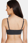 Rosaline Girls Double Layered Non Wired 3/4th Coverage Beginner Bra - Anthracite — thumbnail 2