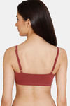 Rosaline Girls Double Layered Non Wired 3/4th Coverage Beginner Bra - Syrah — thumbnail 2