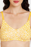 Rosaline Everyday Double Layered Non Wired 3/4th Coverage T-Shirt Bra - Bright White Pt — thumbnail 4