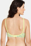 Rosaline Everyday Double Layered Non Wired 3/4th Coverage T-Shirt Bra - Daiquiri Green Pt — thumbnail 2