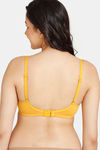 Rosaline Everyday Double Layered Non Wired 3/4Th Coverage T-Shirt Bra - Golden Yellow — thumbnail 2