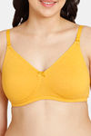 Rosaline Everyday Double Layered Non Wired 3/4Th Coverage T-Shirt Bra - Golden Yellow — thumbnail 4