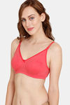 Rosaline Everyday Double Layered Non Wired 3/4Th Coverage T-Shirt Bra - Winterberry — thumbnail 3