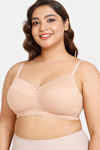 Rosaline Rerooted Simplicity Everyday Double Layered Non Wired Full Coverage Super Support Bra - Roebuck — thumbnail 3