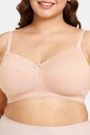 Rosaline Rerooted Simplicity Everyday Double Layered Non Wired Full Coverage Super Support Bra - Roebuck — thumbnail 4