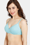 Rosaline Rerooted Simplicity Padded Non Wired 3/4th Coverage T-Shirt Bra - Ipanema — thumbnail 3