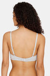 Rosaline Everyday Double Layered Non Wired Medium Coverage T-Shirt Bra - Grey Melange — thumbnail 3
