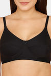 Rosaline Everyday Double Layered Non Wired 3/4th Coverage T-Shirt Bra - Black — thumbnail 4