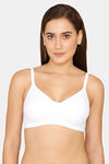 Rosaline Everyday Double Layered Non Wired 3/4th Coverage T-Shirt Bra - White — thumbnail 1